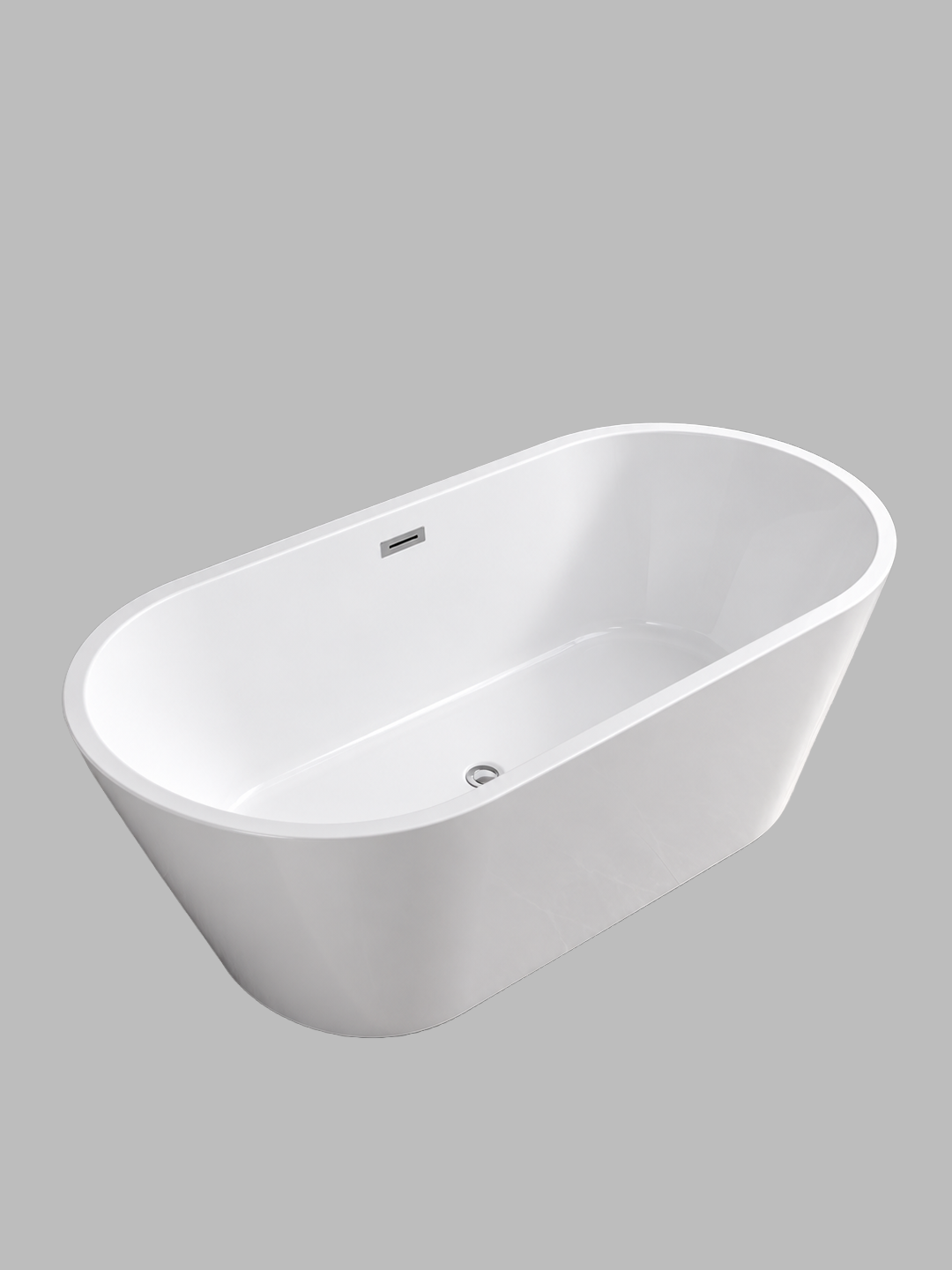 Tina Oval Blanca Freestanding foto 3