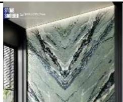 Sinterizado ZS1632L1233 — Agate Bookmatched foto 2